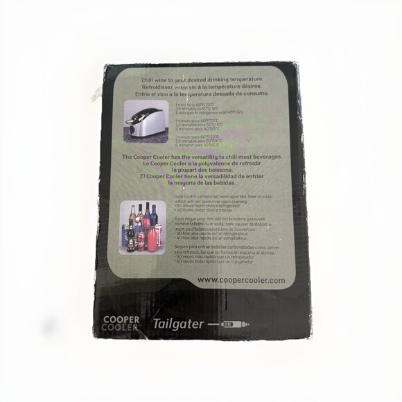 Cooper Cooler Rapid Beverage Wine Chiller Chill on Demand TailGater READ*!! - Picture 5 of 16